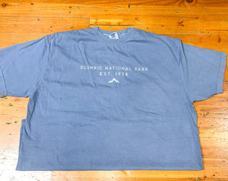 Olympic National Park EST 1938 Embroidered Short Sleeve Tee