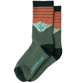 Alpine Sunrise Sock: Hemlock / L/XL