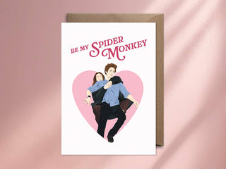 Be My Spider Monkey - Twilight Love Card