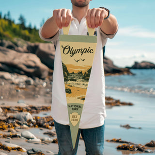 Olympic National Park Washington Felt Pennant: Large Pennant