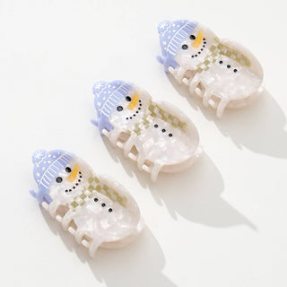 Snowman | Holiday Claw Clip