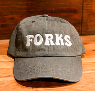 “Forks” Embroidered Dad Hat