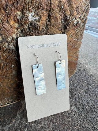 Metal Birch Earrings