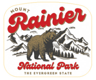 Mt. Rainier National Park Magnet LR