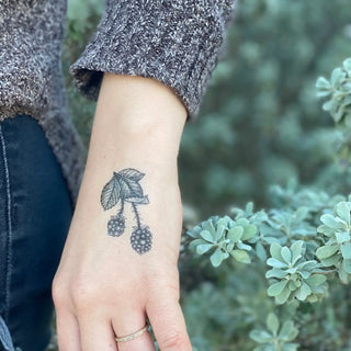 Forest Forage Temporary Tattoo- 1 pack