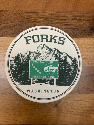 City of Forks Welcomes You Coaster