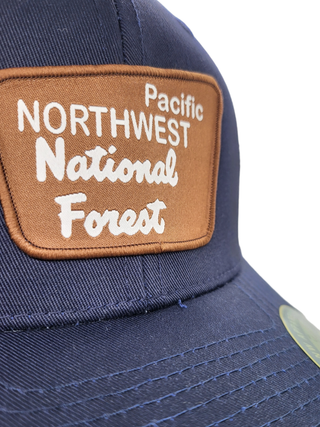 PNW Trucker Hat - National Forest Patch : Brown on Khaki