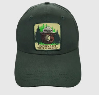 Smokey Bear Dad Hat- Green