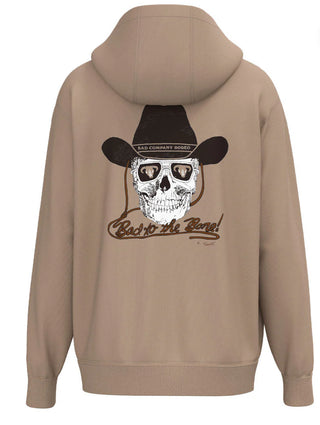 BAD COMPANY RODEO HOODY TAN W/ LOGO ON BACK