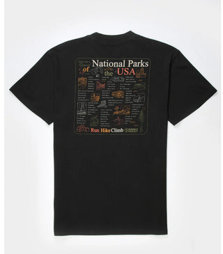 Parks Project National Parks Outline Checklist Tee