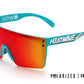 Lazer Face Z87 Sunglasses: Teal Frame & Nose Piece /  Sunblast Lens -Bolt Smoker Arms