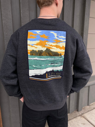 Olympic National Park La Push, Beach Crewneck Sweater