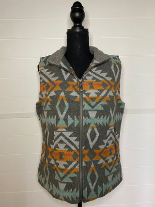 Wool Aztec Vest