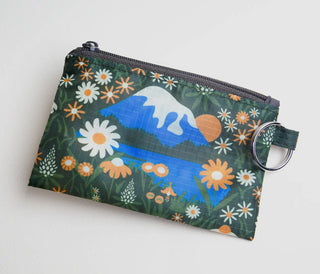 Wildflowers Nylon Zip Keychain