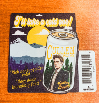 I’ll have a cold one Cullen Brewing Company Sticker LR