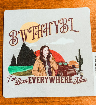 I’ve Been Everywhere Bella Sticker LR