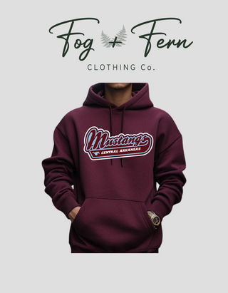 Mustang CA Baseball  Hoodie (Youth)