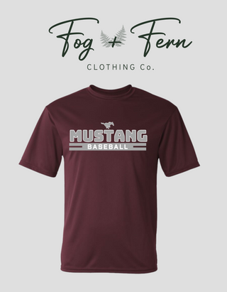 Mustang Baseball Tee (Adult)