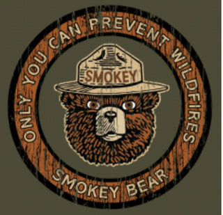 Smokey Woodgrain Circle Crewneck Sweatshirt