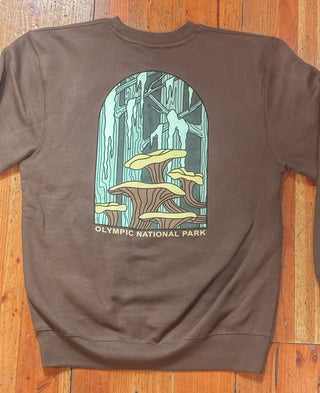 Moss + Tree Olympic National Park Crewneck Sweater