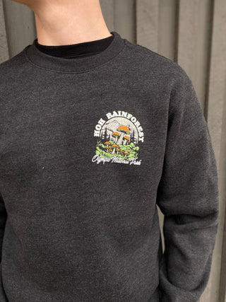 HOH Rainforest Olympic National Park Crew Sweatshirt