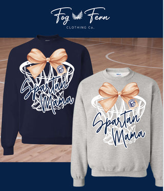 Spartan Basketball Mama Design