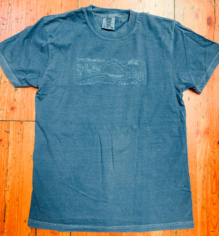 Olympic Free Hand Stitch Garmet Dyed Tee