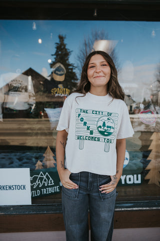 City of Forks Sketch Boxy Tee