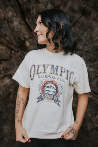 Olympic National Park Badge Design T-Shirt