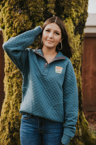 Oly Pen Quilted Pullover