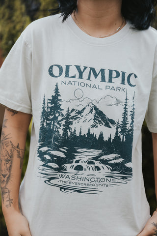 Standard Tee Olympic White Water River Design