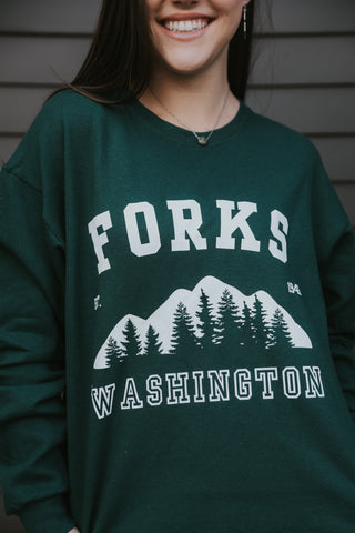 Forks Mountain + Trees Est. 1945 Design