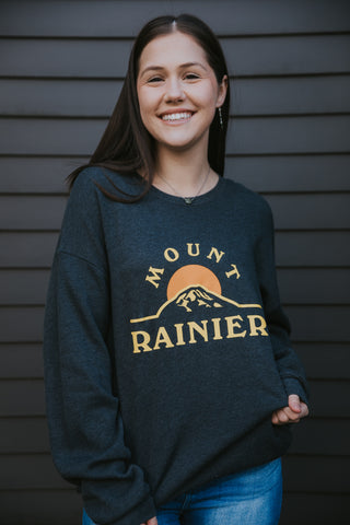 Mt Rainier Crewneck Sweatshirt