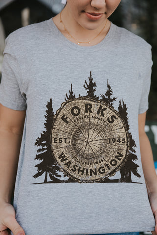 Forks Tree Ring Forest Tee