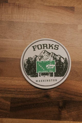 City of Forks Welcomes You Coaster