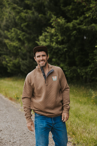 Oly Pen Quilted Pullover