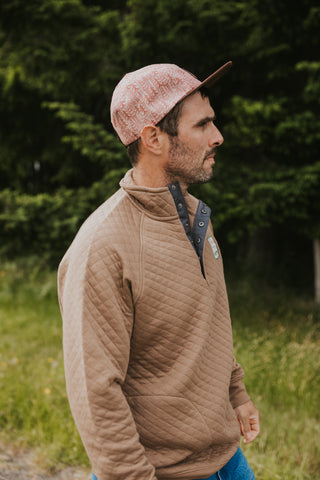 Oly Pen Quilted Pullover