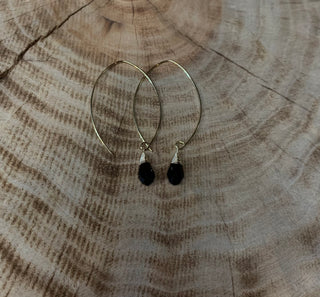 Slipthrough Earwire w/ Briolette Dangle Earring