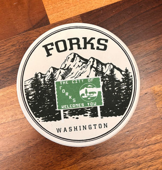 City of Forks Welcomes You Coaster