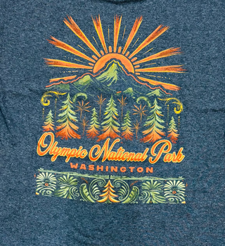 Sunset Pine + Mountain Sunset Short Sleeve Tee