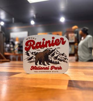 Mt. Rainier National Park Magnet LR