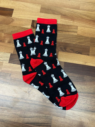 Chess Piece Socks: XLarge 9-13