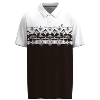 The Weekender" Aztec/Black Polo