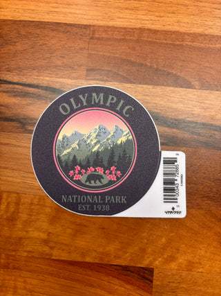 Olympic National Park View Sticker