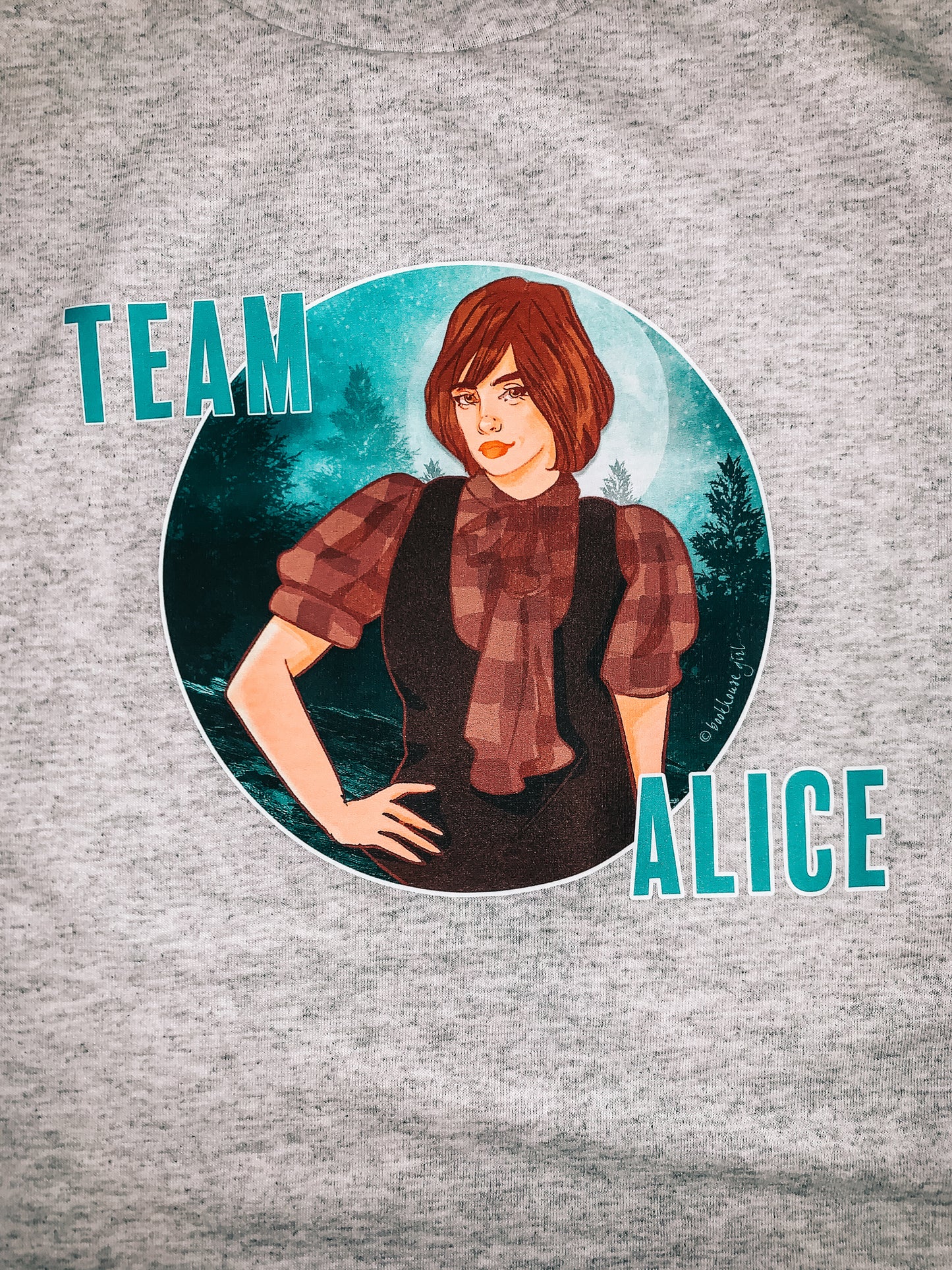 Team Alice Watercolor Short Sleeve Tee