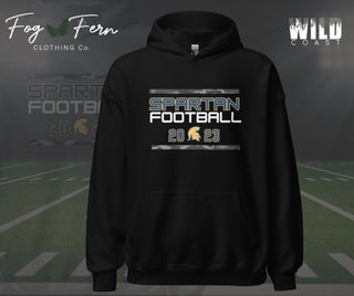 Spartan Camo Football Design