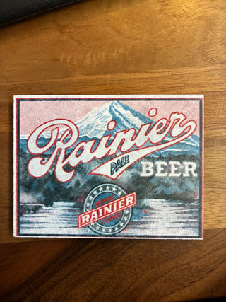 Rainier Beer Mountain Magnet
