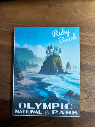 Ruby Beach Olympic National Park Magnet