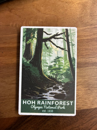 Mossy HOH Rainforest Magnet
