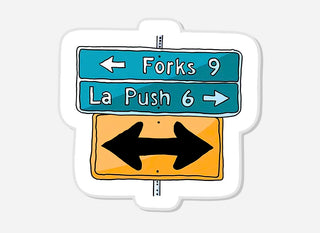 Forks/La Push Sign Acrylic Magnet